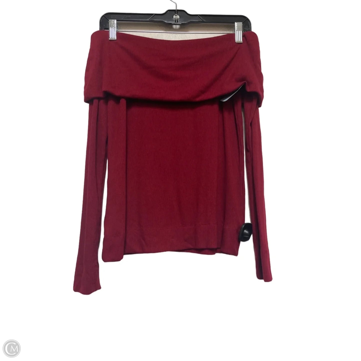 Top Long Sleeve By Loft In Red, Size: Xs