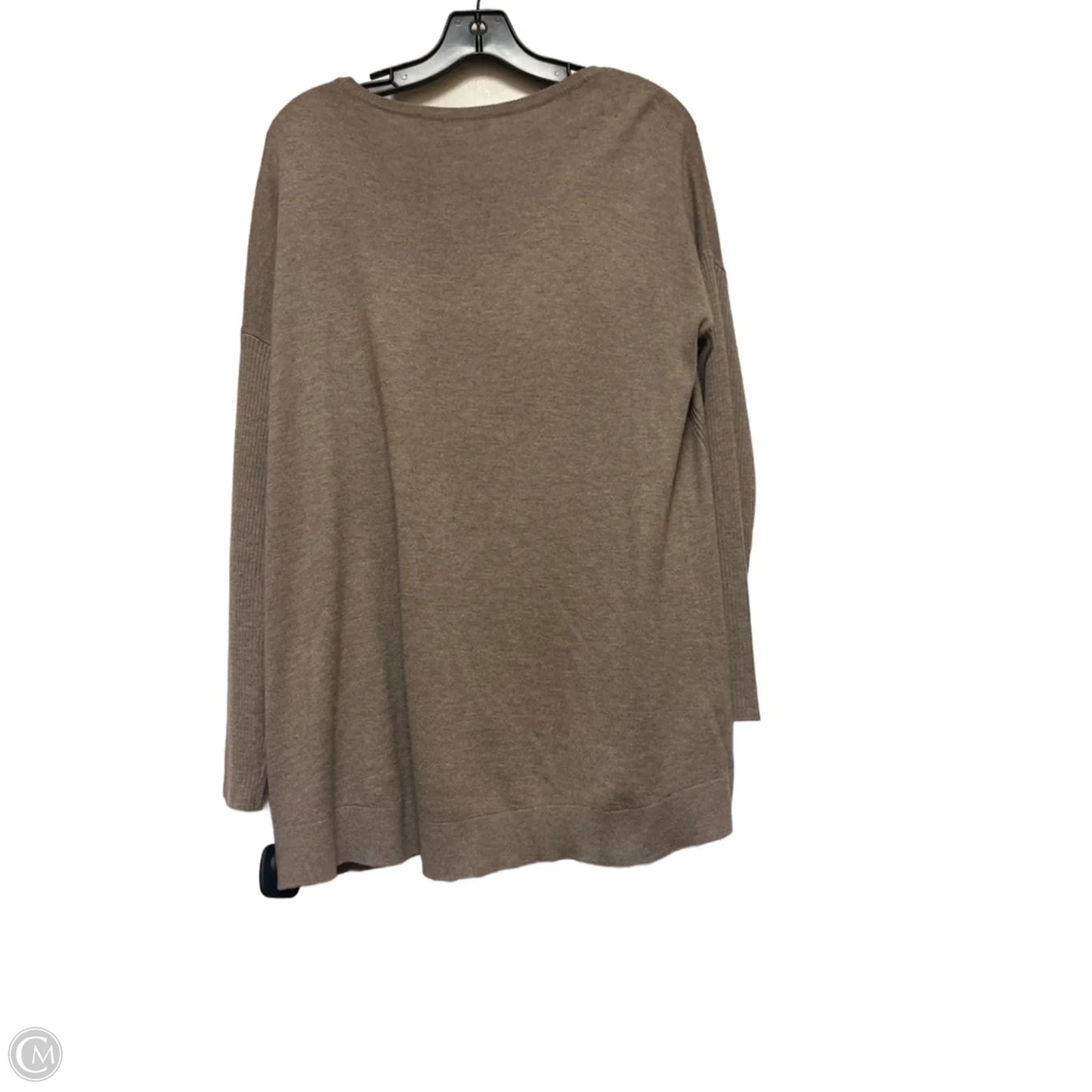 Top Long Sleeve By Loft In Taupe, Size: Xs