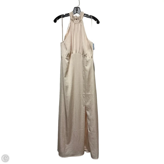 Dress Casual Maxi By Express In Ivory, Size: M