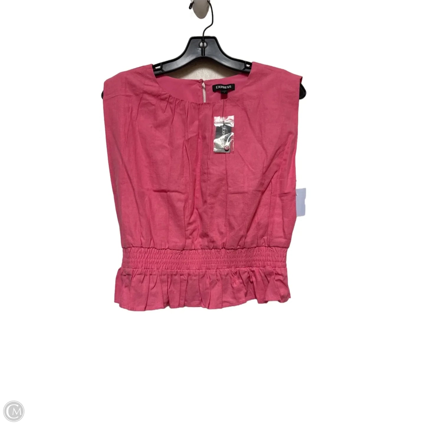 Top Sleeveless By Express In Pink, Size: S