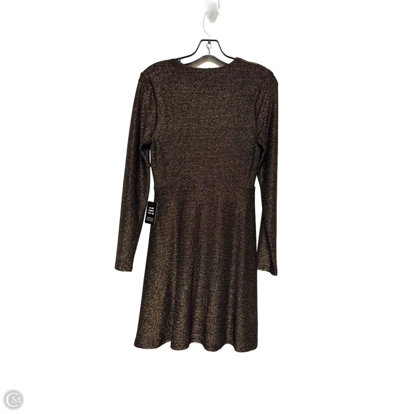 Dress Casual Short By Express In Black & Gold, Size: S