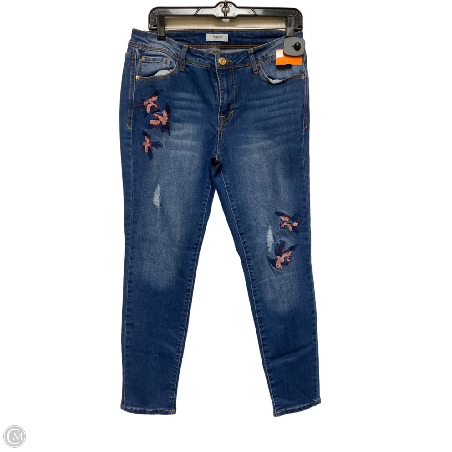 Jeans Skinny By Kensie In Blue Denim, Size: 8