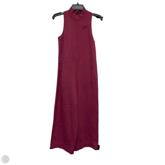 Athletic Dress By Nike Apparel In Mauve, Size: Xs