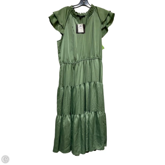 Dress Casual Midi By Marc New York In Green, Size: L