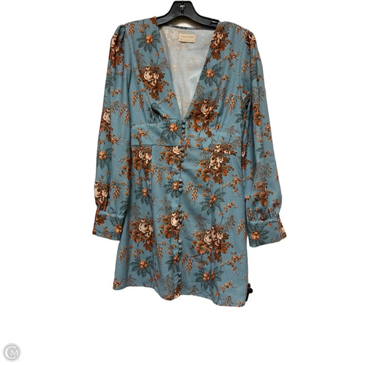 Dress Casual Short By Urban Outfitters In Floral Print, Size: M