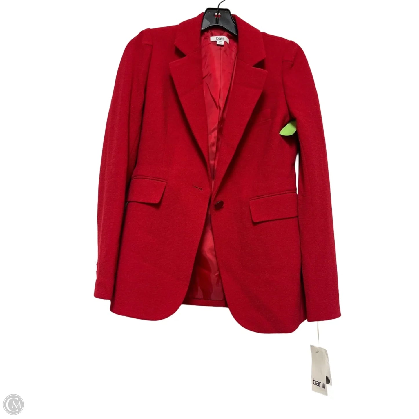 Blazer By Bar Iii In Red, Size: Xxs