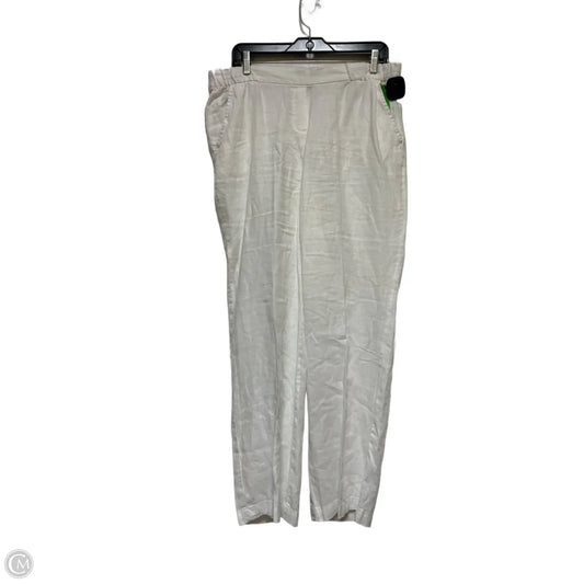 Pants Wide Leg By Ellen Tracy In White, Size: 10