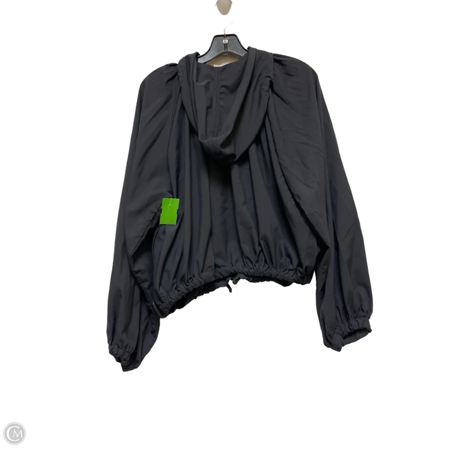 Jacket Windbreaker By Free People In Black, Size: Xs