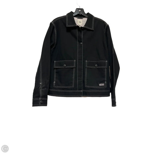 Jacket Other By Vans In Black & White, Size: S