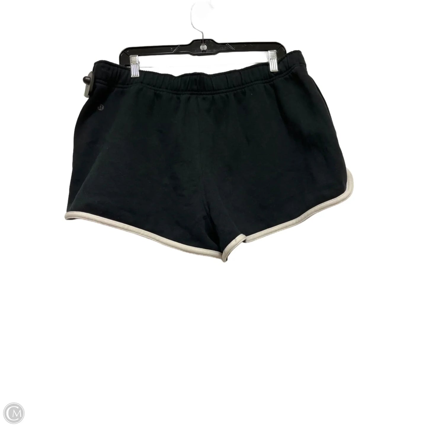 Athletic Shorts By Lululemon In Black & White, Size: Xl