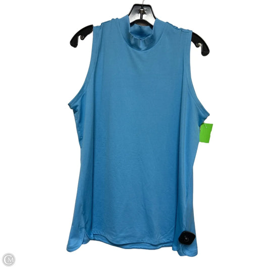 Athletic Tank Top By Adidas In Blue, Size: Xl