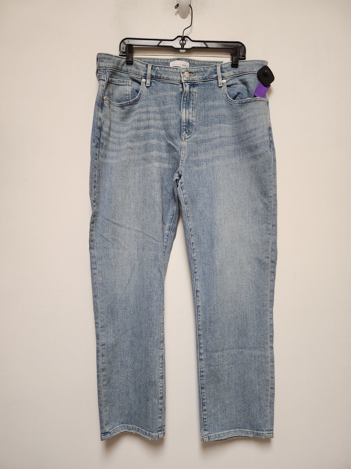 Blue Denim Jeans Boyfriend Loft, Size 10