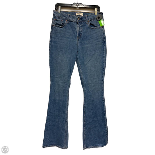 Jeans Boot Cut By Abercrombie And Fitch In Blue Denim, Size: 6