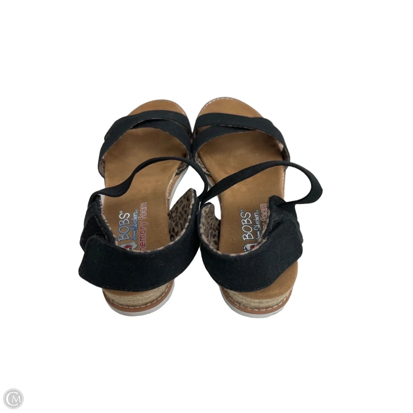 Sandals Flats By Bobs In Black, Size: 8.5