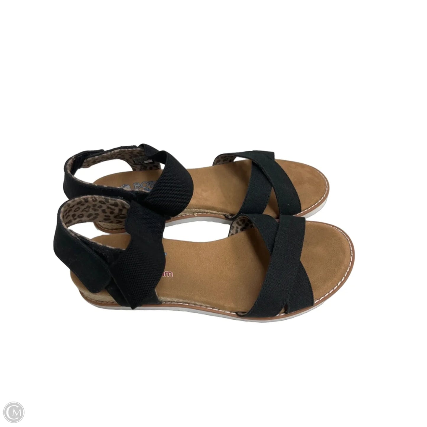 Sandals Flats By Bobs In Black, Size: 8.5