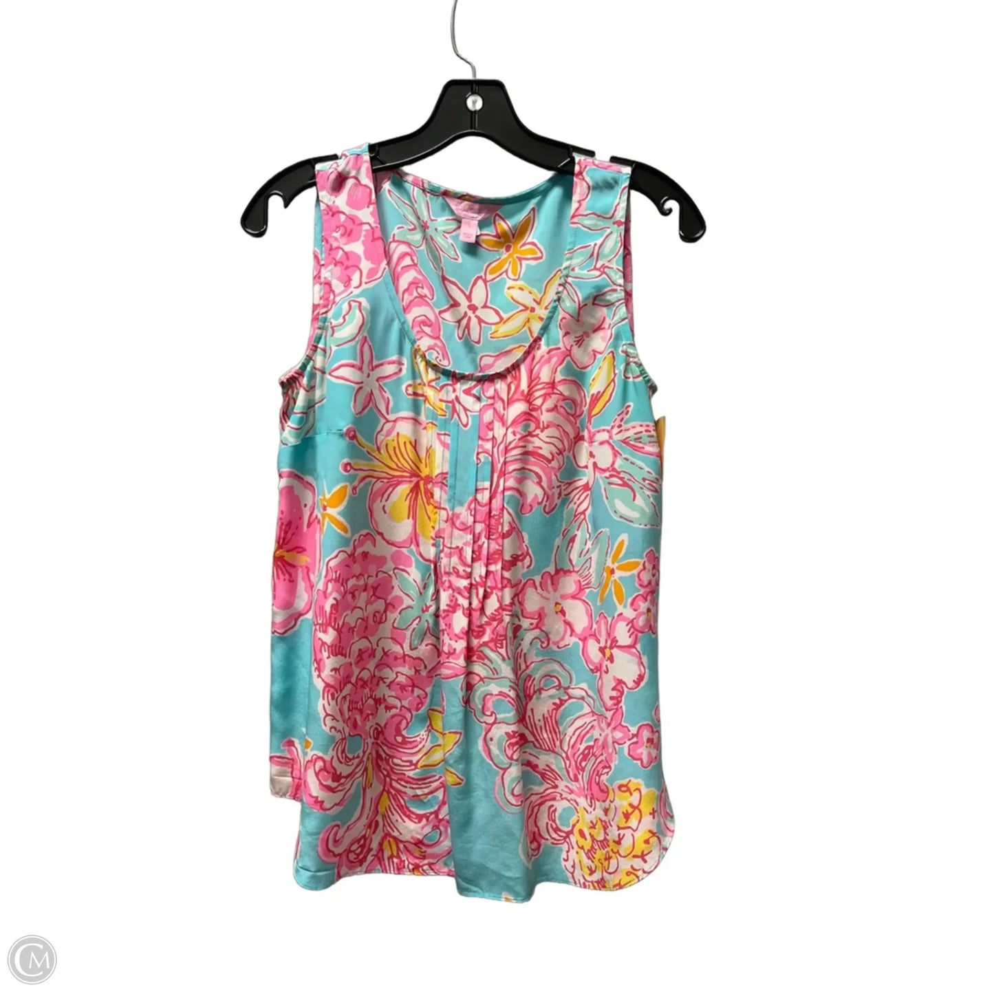 Top Sleeveless Designer By Lilly Pulitzer In Floral Print, Size: S