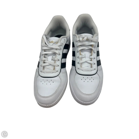 Shoes Sneakers By Adidas In Black & White, Size: 7