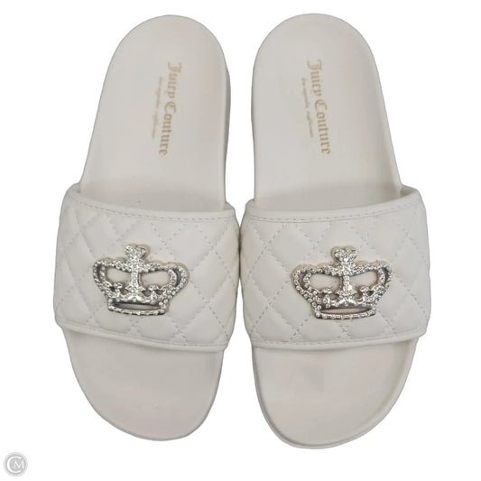 Sandals Flats By Juicy Couture In Cream, Size: 7