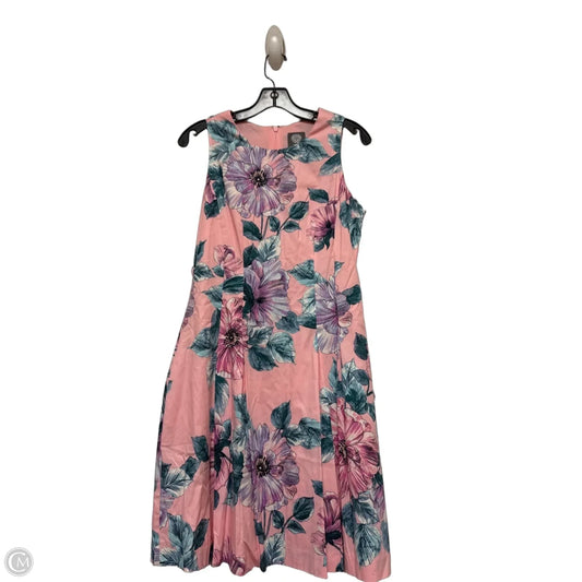 Dress Casual Short By Vince Camuto In Floral Print, Size: S