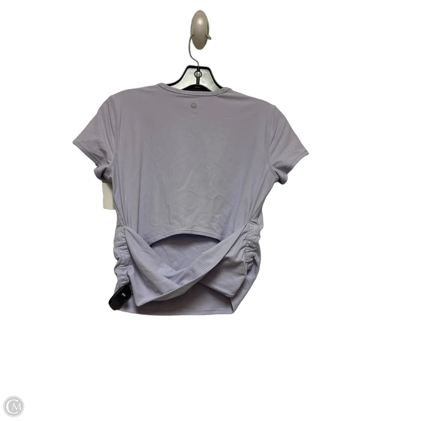 Athletic Top Short Sleeve By Lululemon In Purple, Size: S