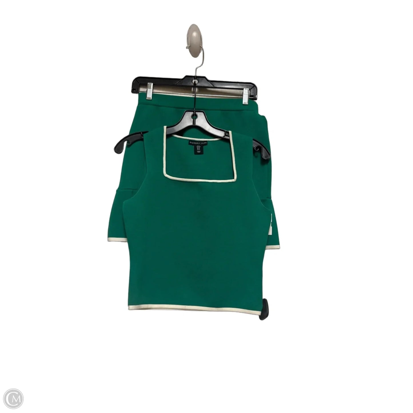 Skirt Set 2pc By Sincerely Jules In Green & White, Size: 8