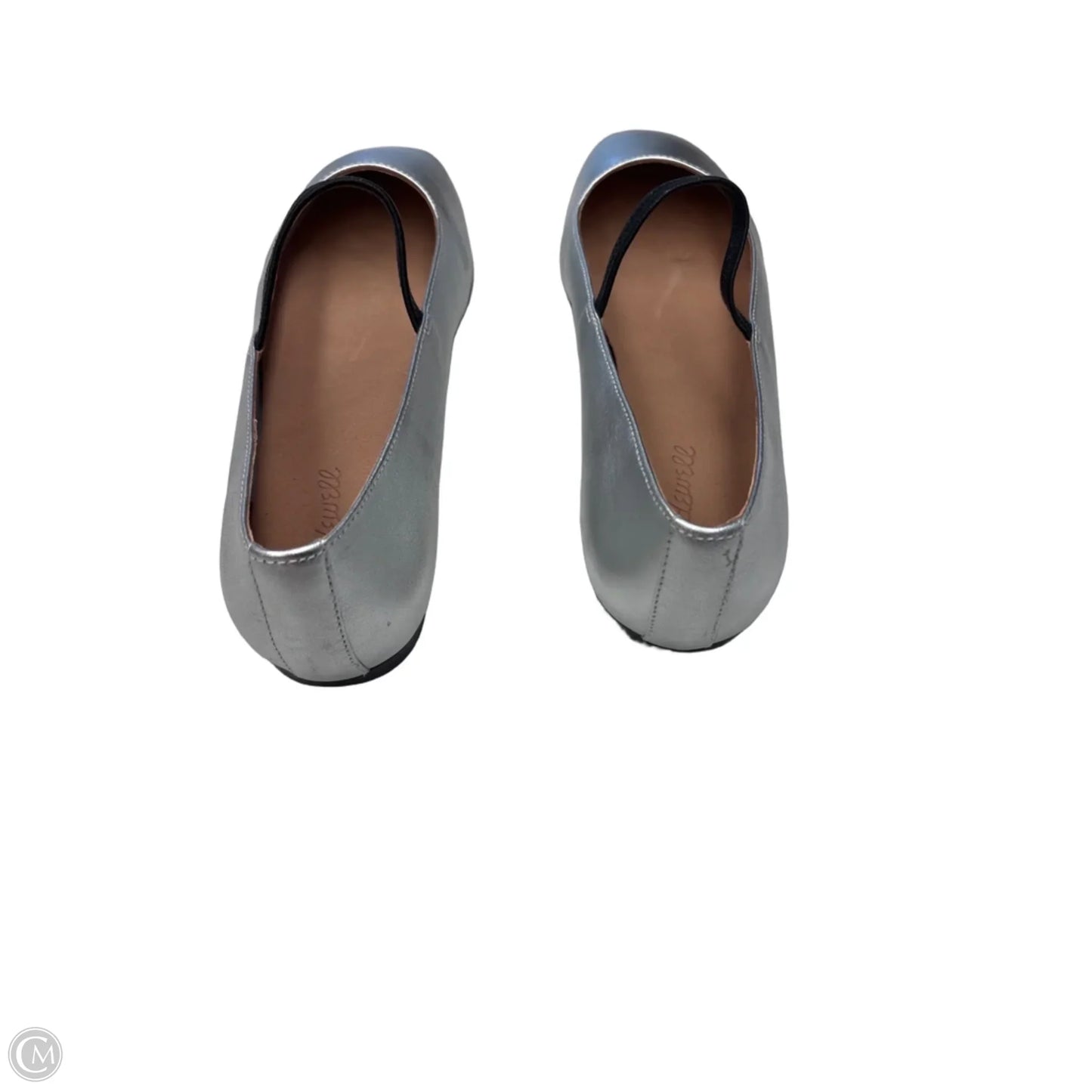 Shoes Flats By Madewell In Silver, Size: 9.5