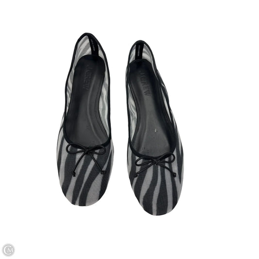 Shoes Flats By J. Crew In Zebra Print, Size: 10