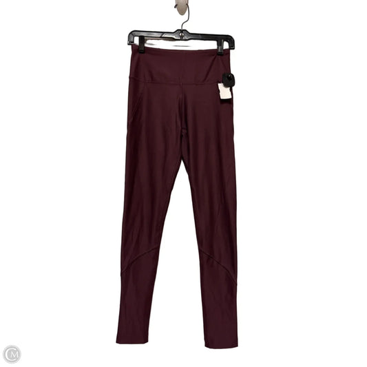 Athletic Leggings By Mondetta In Maroon, Size: Xs