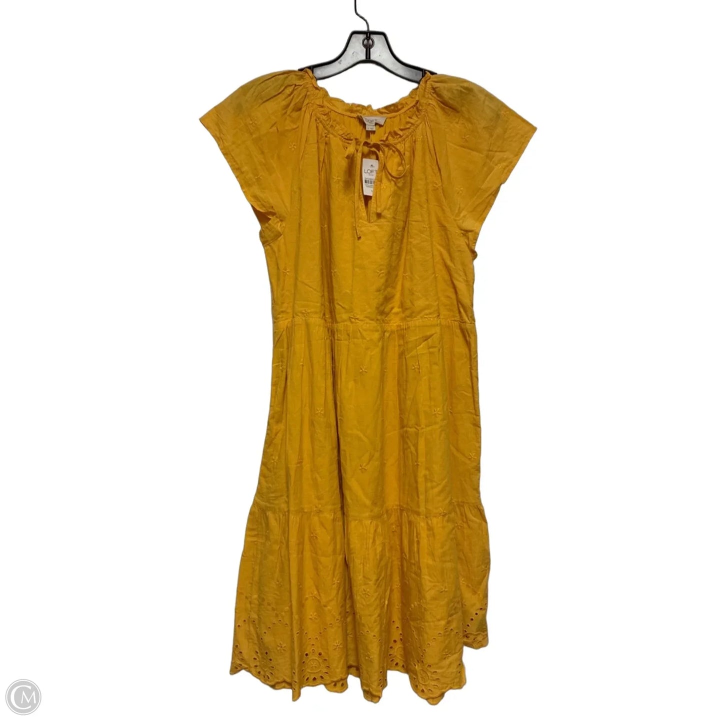 Dress Casual Short By Loft In Yellow, Size: S