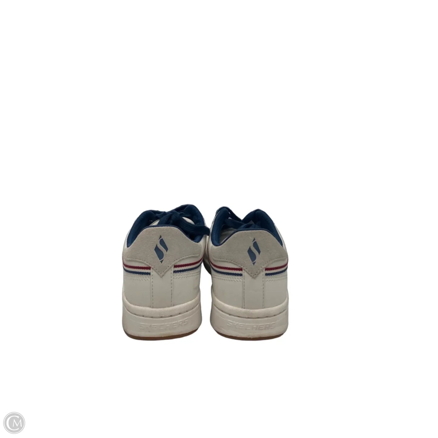 Shoes Sneakers By Skechers In Blue & White, Size: 8
