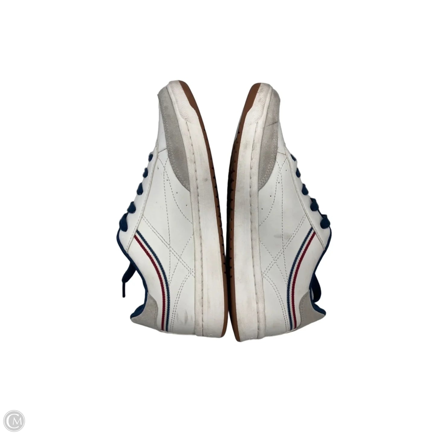 Shoes Sneakers By Skechers In Blue & White, Size: 8