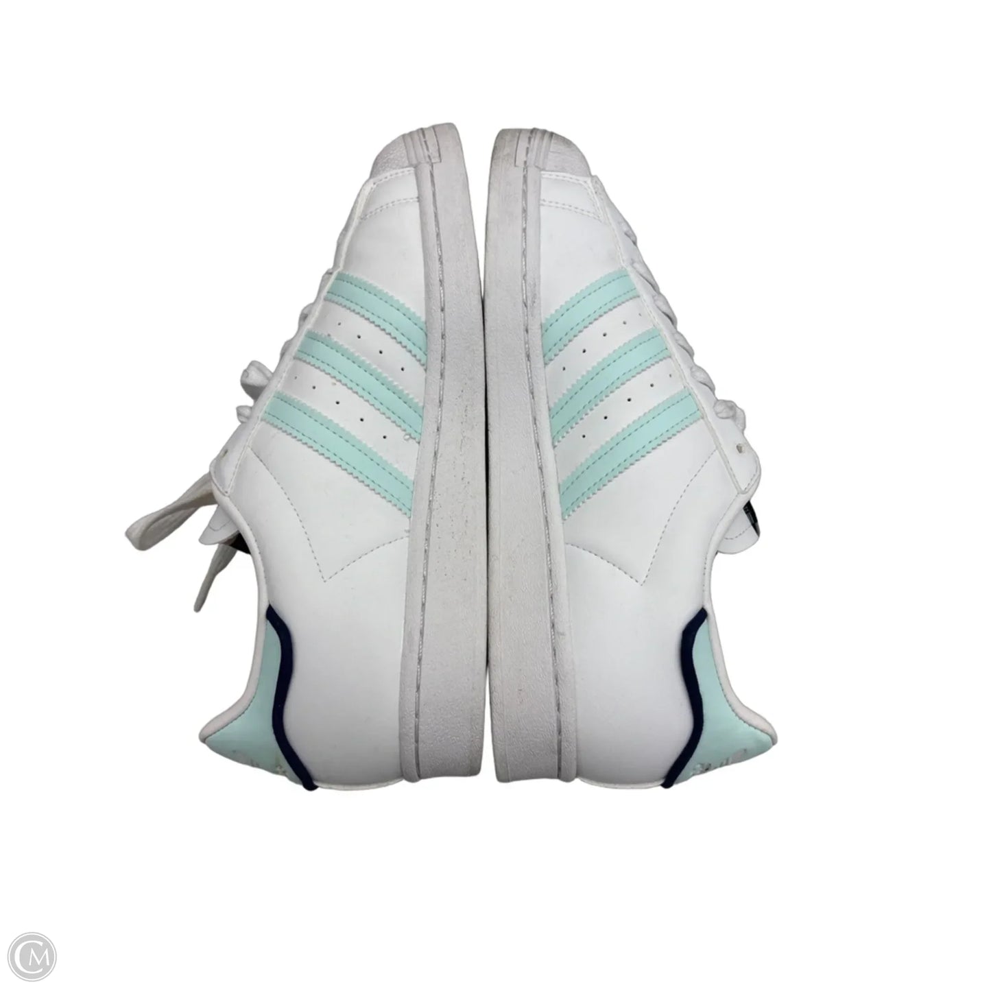 Shoes Sneakers By Adidas In Green & White, Size: 9.5
