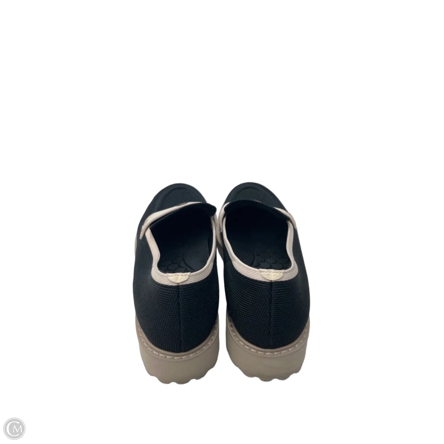 Shoes Flats By Vivaia In Black & Cream, Size: 9.5