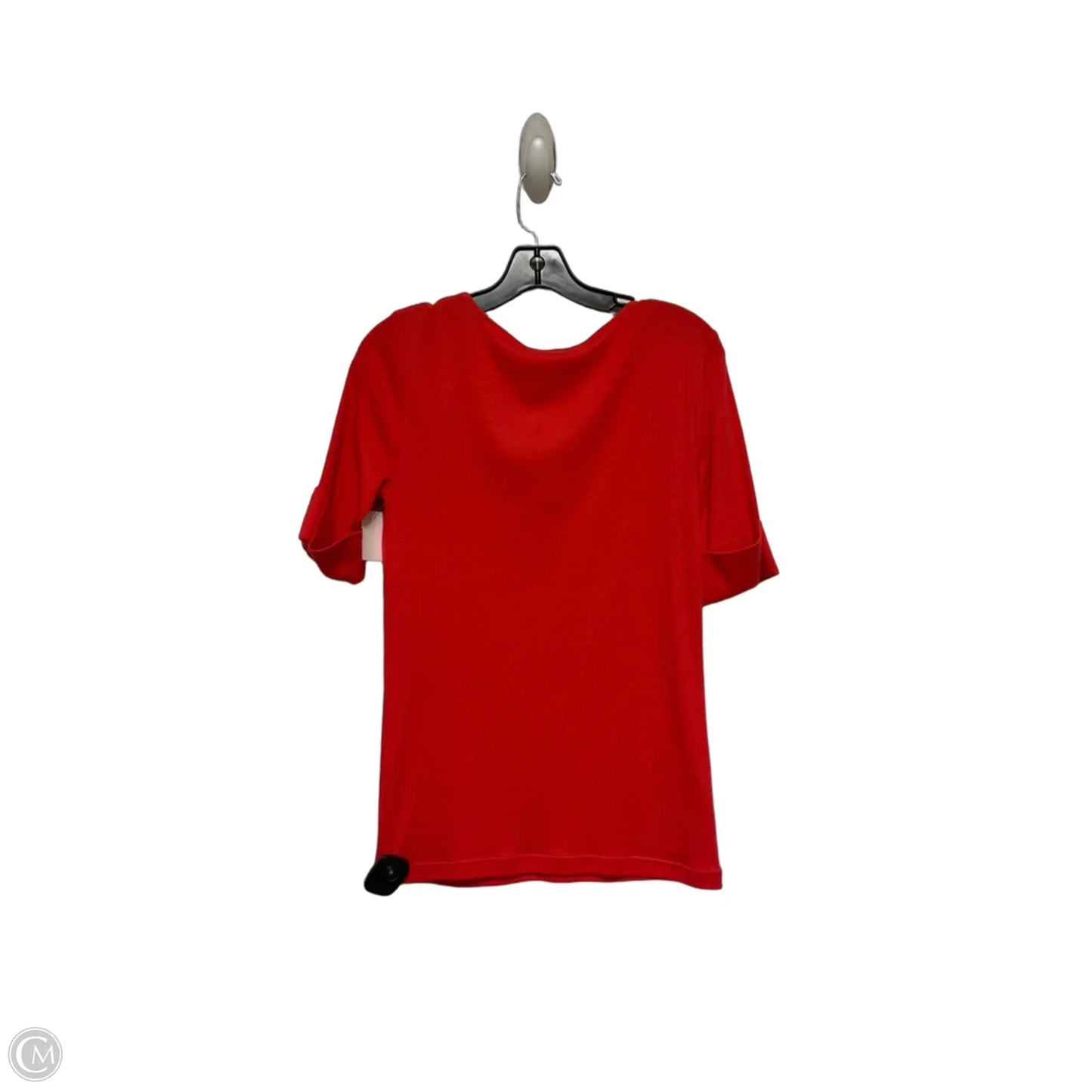 Top Short Sleeve Basic By Lauren By Ralph Lauren In Red, Size: S