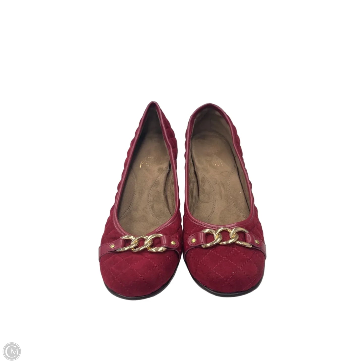 Shoes Heels Kitten By Aerosoles In Maroon, Size: 9