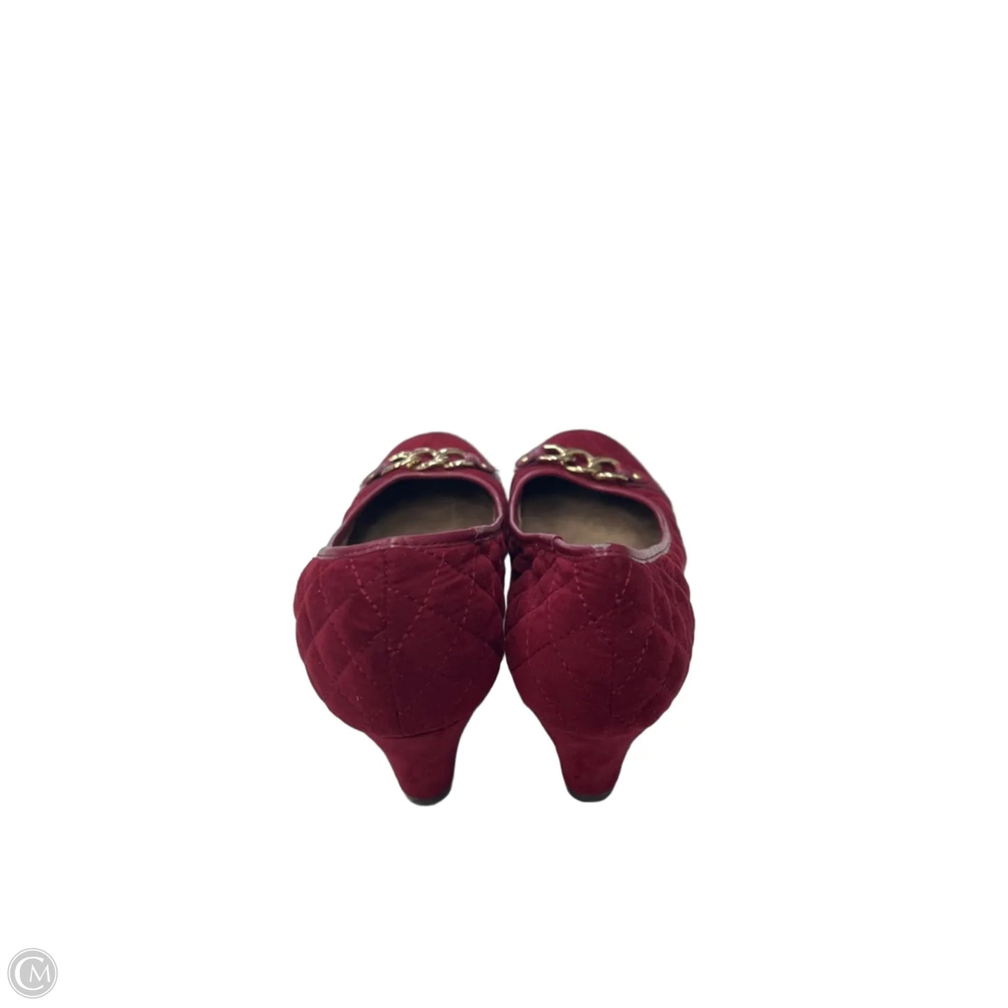 Shoes Heels Kitten By Aerosoles In Maroon, Size: 9