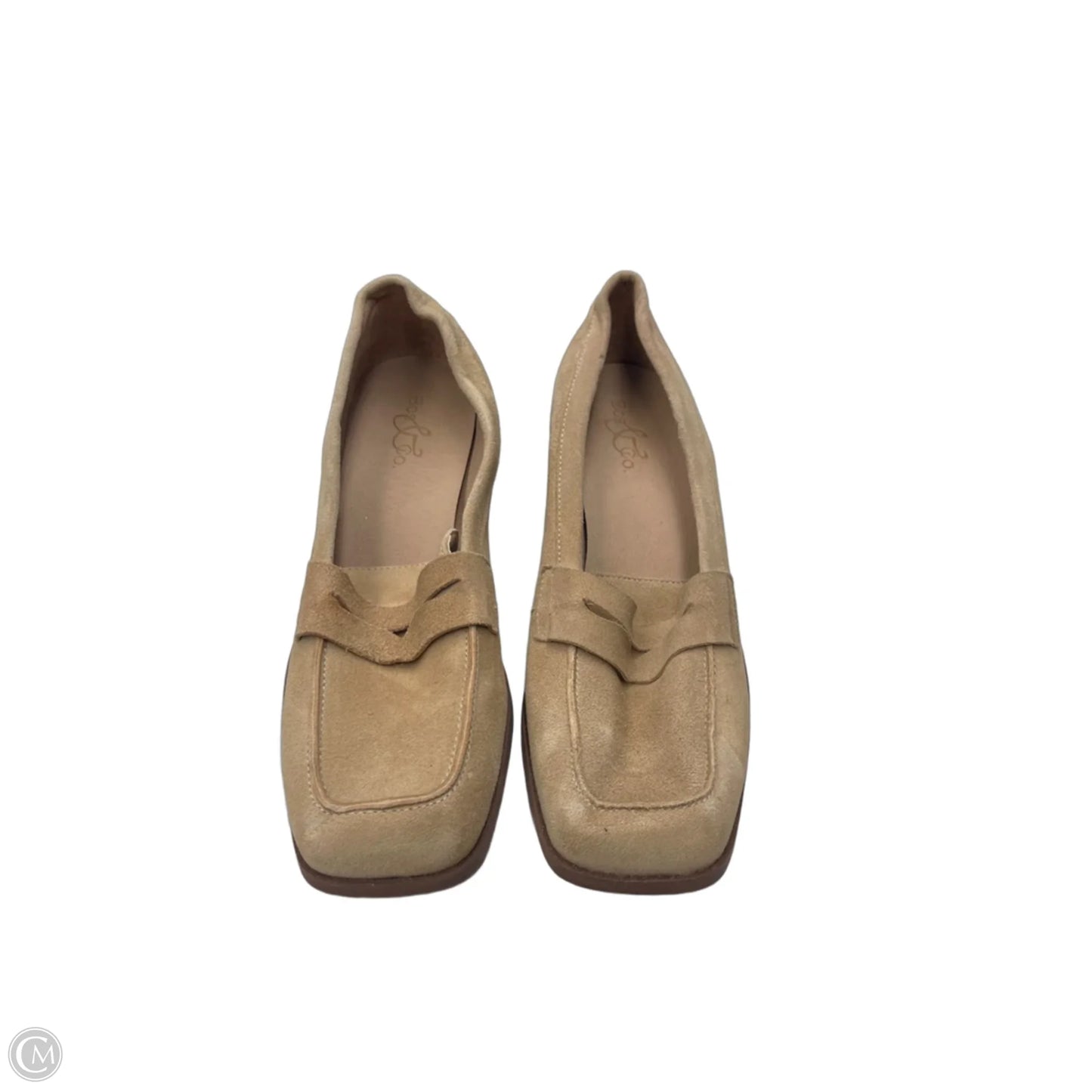 Shoes Heels Block By Clothes Mentor In Tan, Size: 9