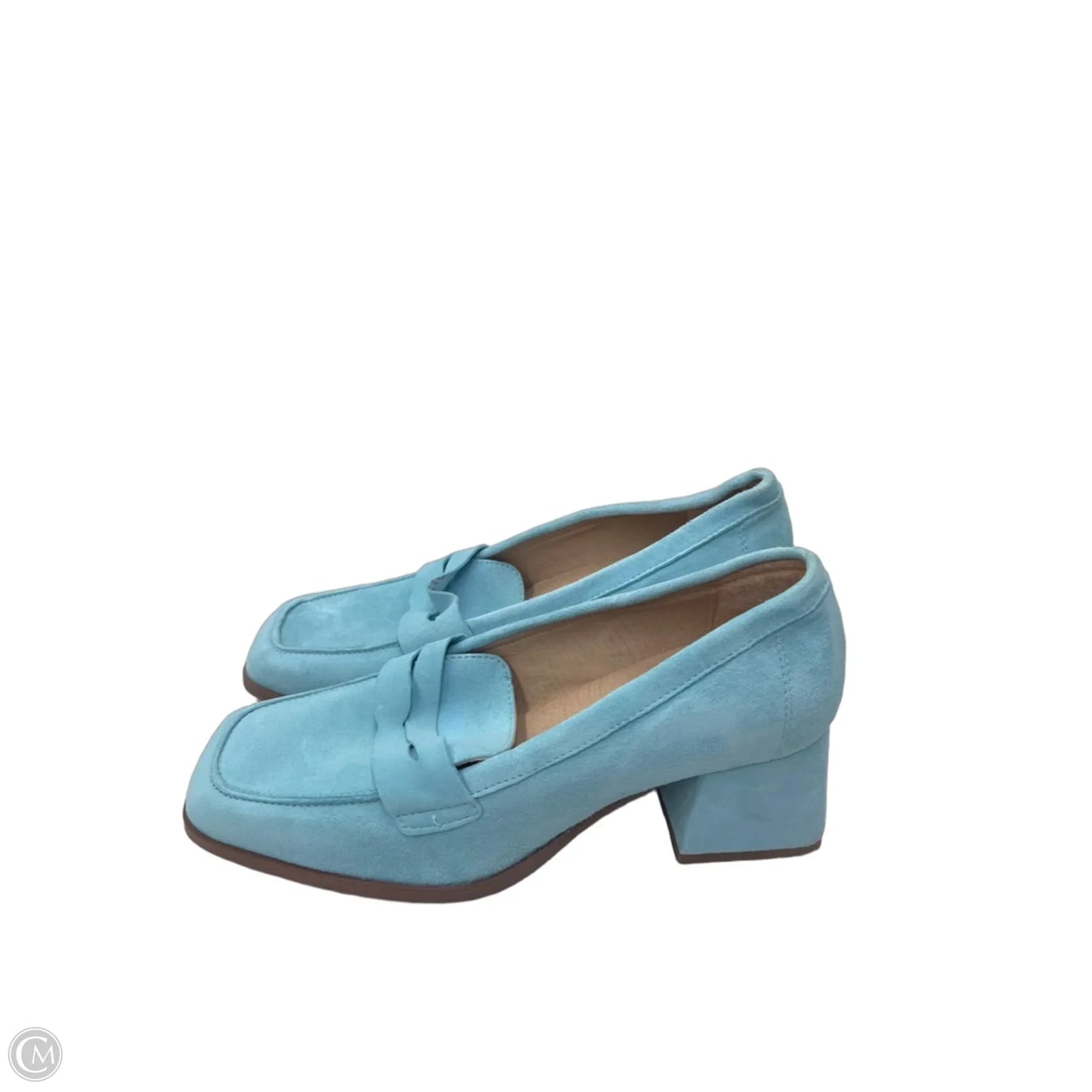 Shoes Heels Block By Clothes Mentor In Blue, Size: 9