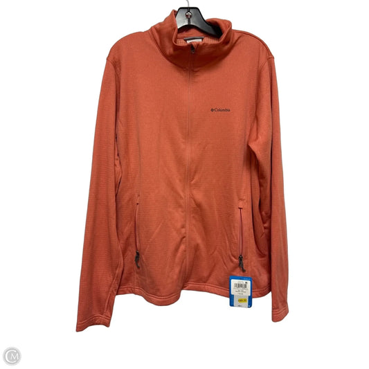 Athletic Jacket By Columbia In Orange, Size: 2x
