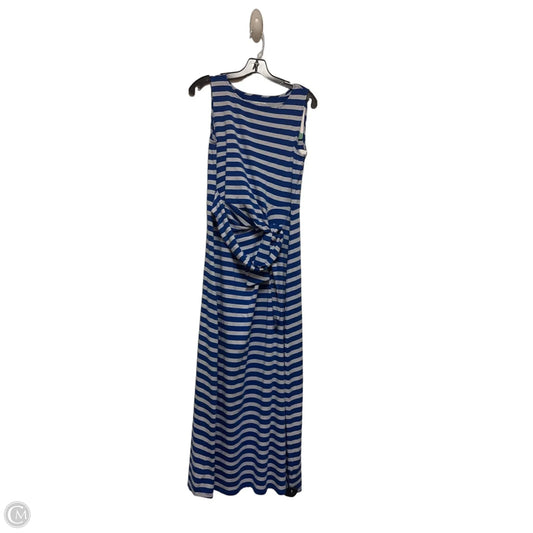 Dress Casual Maxi By Lands End In Striped Pattern, Size: Xs