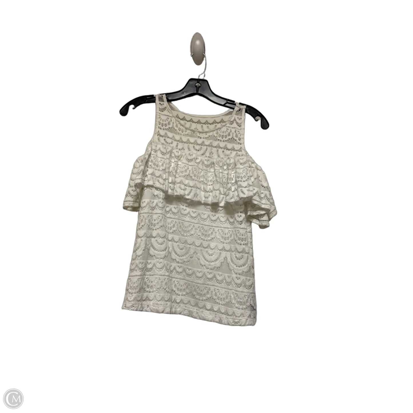 Top Sleeveless Designer By Lilly Pulitzer In White, Size: S