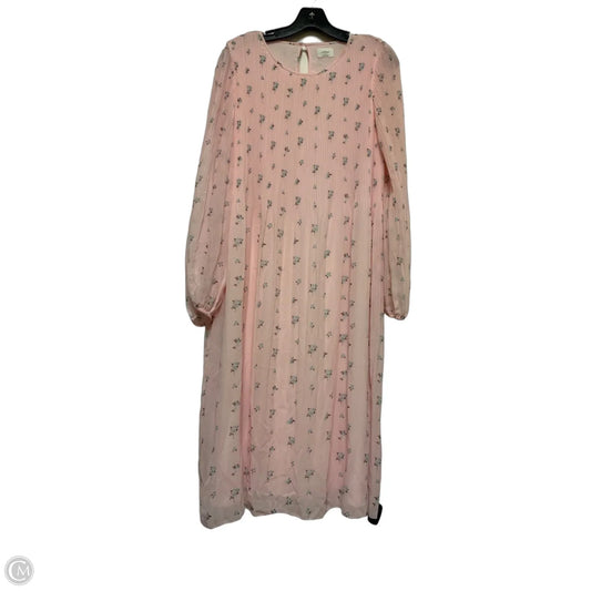 Dress Casual Midi By Wilfred In Pink, Size: M