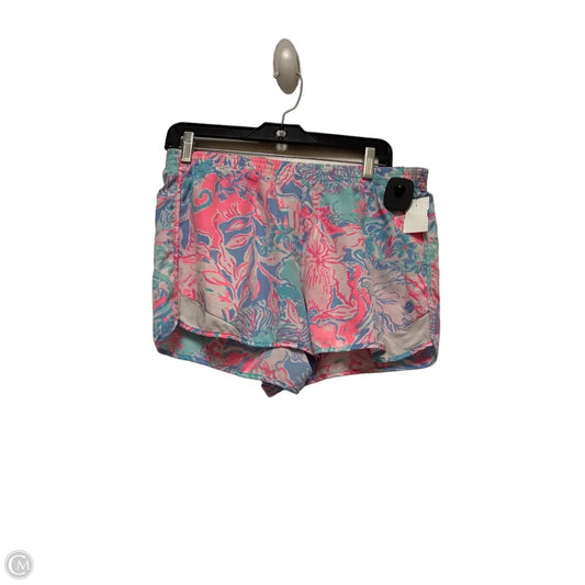 Shorts Designer By Lilly Pulitzer In Blue & Pink, Size: L