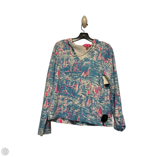 Top Long Sleeve Designer By Lilly Pulitzer In Nautical Print, Size: M
