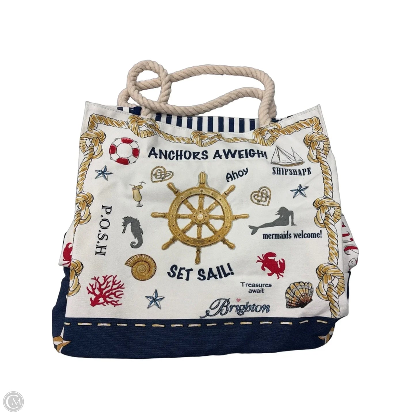 Tote Designer By Brighton, Size: Large