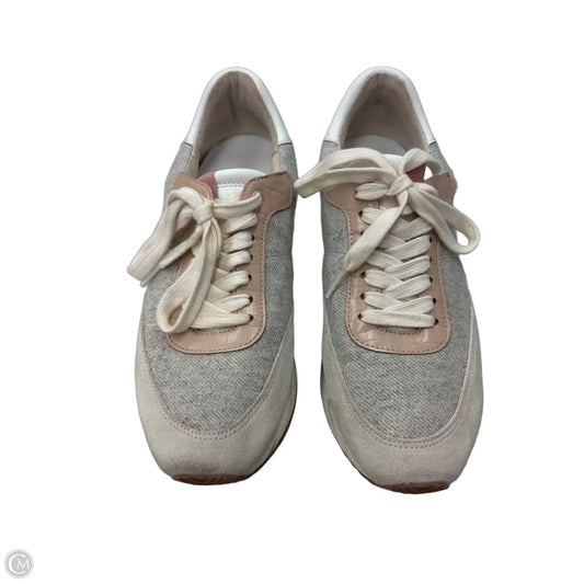 Shoes Sneakers By Banana Republic In Grey & Tan, Size: 8