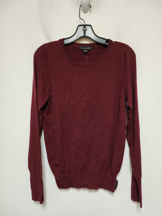 Sweater By Ann Taylor In Maroon, Size: S