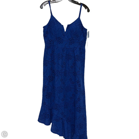 Dress Casual Midi By Guess In Blue, Size: M