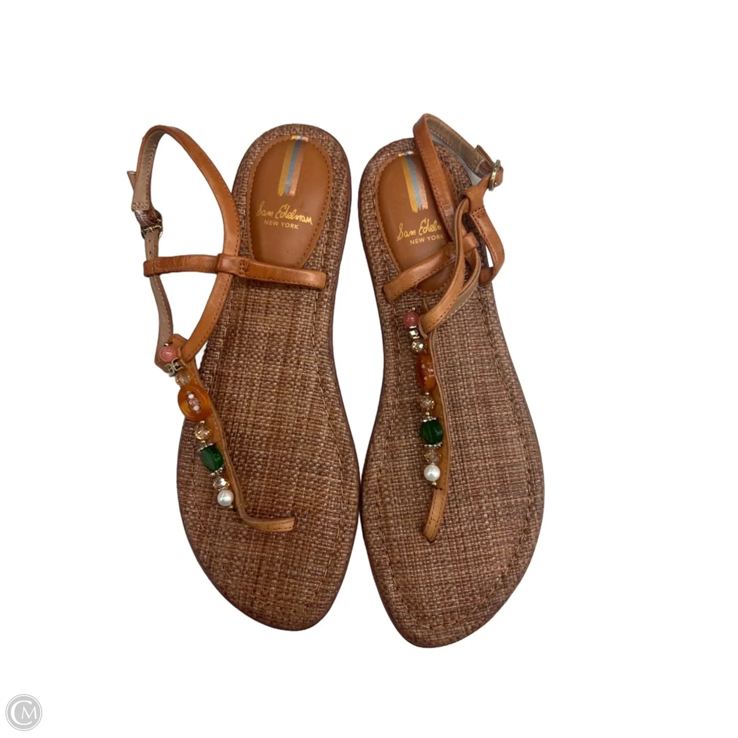 Sandals Flats By Sam Edelman In Brown, Size: 9