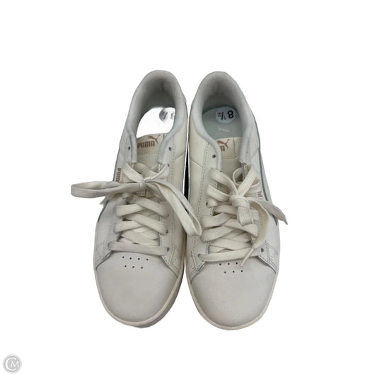 Shoes Sneakers By Puma In Cream, Size: 8.5